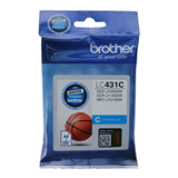 Brother LC431C Cyan Ink Cartridge, 200 Pages.